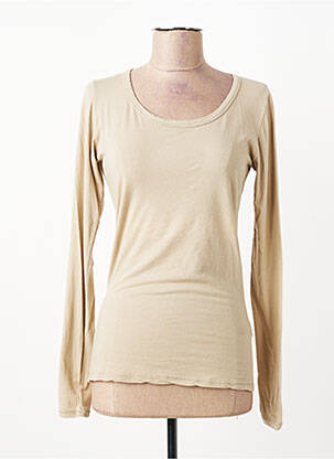T-shirt manches longues manches longues beige PAKO LITTO femme