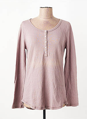 T-shirt manches longues manches longues violet MAISON SCOTCH femme