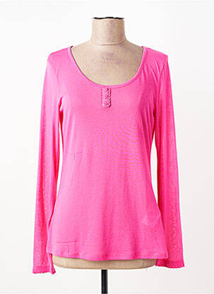 Pull coupe cintrée manches longues rose VERO MODA femme