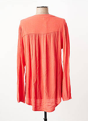 Tunique manches longues tissage crêpe orange PAKO LITTO femme