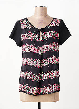 Top manches courtes manches courtes noir I.CODE (By IKKS) femme