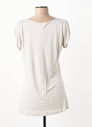 T-shirt imprimé fantaisie manches courtes gris KOCCA femme