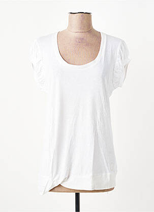 T-shirt stretch manches courtes blanc FIRETRAP femme