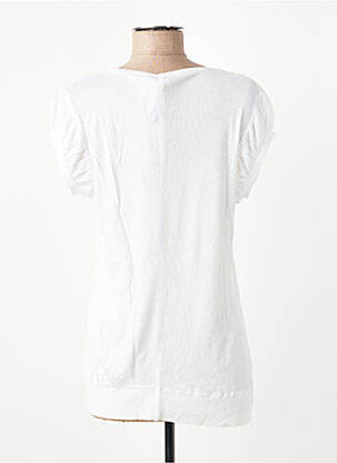 T-shirt stretch manches courtes blanc FIRETRAP femme