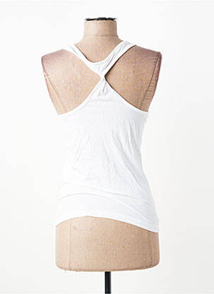 T-shirt imprimé fantaisie fines bretelles blanc FIRETRAP femme