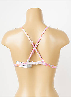 Soutien-gorge sans armature haut triangles rose DDP femme
