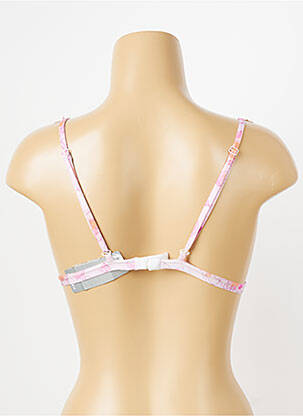 Soutien-gorge sans armature haut triangles rose PRINCESSE TAM-TAM femme