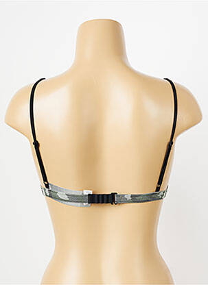 Soutien-gorge sans armature haut triangles vert DDP femme