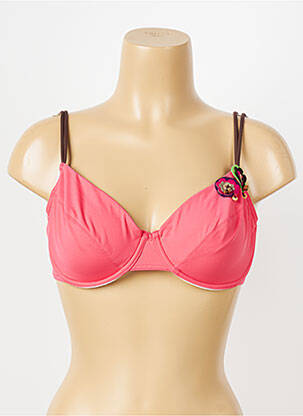 Haut de maillot de bain stretch haut soutien-gorge balconnet rose PRINCESSE TAM-TAM femme