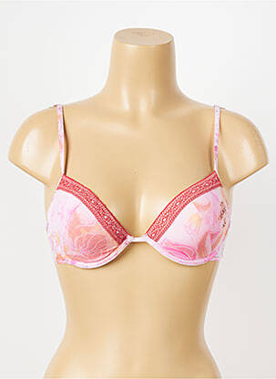 Soutien-gorge broderie haut soutien-gorge moulé rose DDP femme