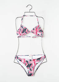 Maillot de bain 2 pièces stretch rouge PEPE JEANS fille