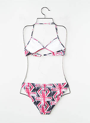 Maillot de bain 2 pièces stretch rouge PEPE JEANS fille