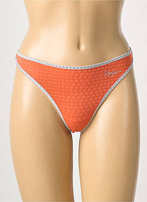 Tanga stretch orange DDP femme
