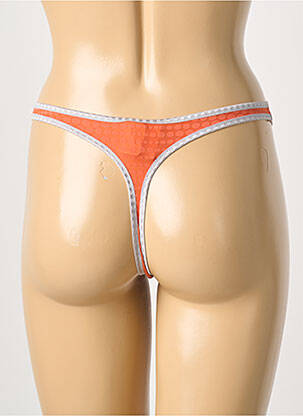 Tanga stretch orange DDP femme