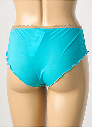 Culotte tissage satiné bleu DDP femme