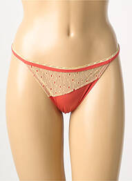 Culotte tissage satiné rouge DDP femme