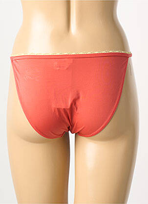 Culotte tissage satiné rouge DDP femme