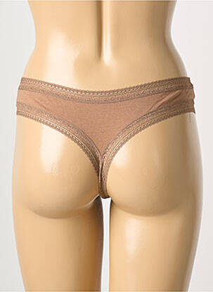 Tanga stretch marron PRINCESSE TAM-TAM femme