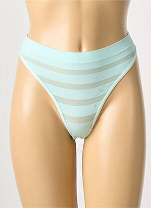Tanga stretch bleu JIPEPE femme