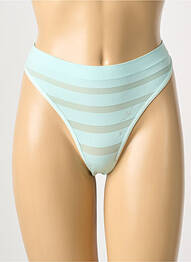 Tanga stretch bleu JIPEPE femme