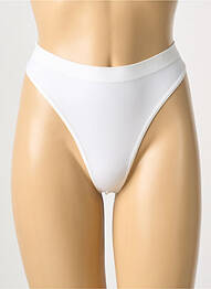 Tanga stretch blanc JIPEPE femme