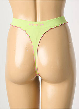 Tanga stretch vert JIPEPE femme
