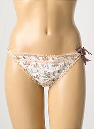 Tanga stretch marron PRINCESSE TAM-TAM femme