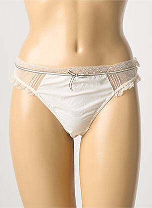 Tanga stretch beige PRINCESSE TAM-TAM femme