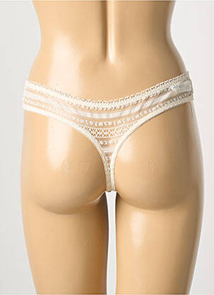 Tanga stretch beige PRINCESSE TAM-TAM femme
