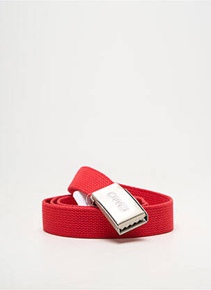 Ceinture coutures renforcées rouge RWD homme