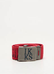 Ceinture imprimé fantaisie rouge IKKS garçon