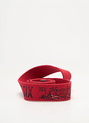 Ceinture imprimé fantaisie rouge IKKS garçon