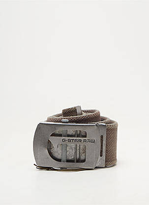 Ceinture imprimé fantaisie gris G STAR homme