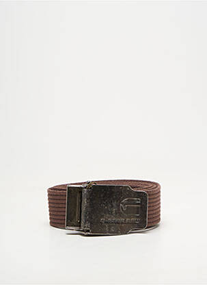 Ceinture coutures renforcées marron G STAR homme
