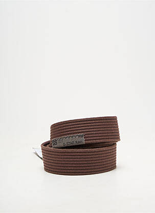 Ceinture coutures renforcées marron G STAR homme