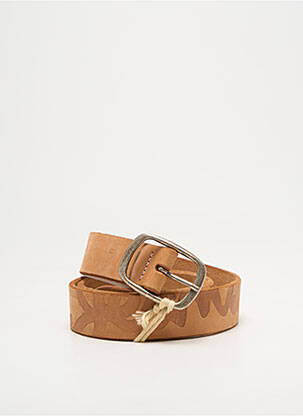 Ceinture coutures renforcées marron PEPE JEANS homme