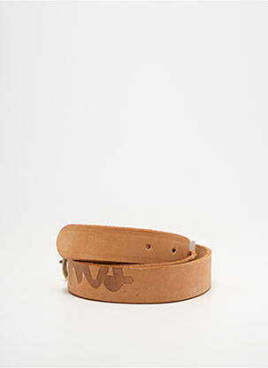 Ceinture coutures renforcées marron PEPE JEANS homme