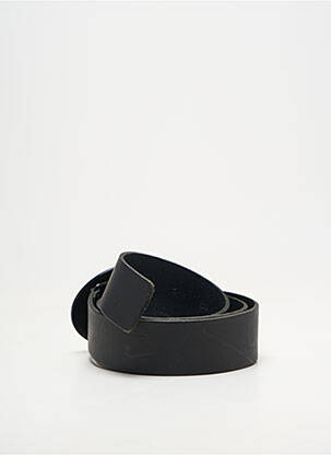 Ceinture fermeture pointe poinçonnée noir FIRETRAP homme