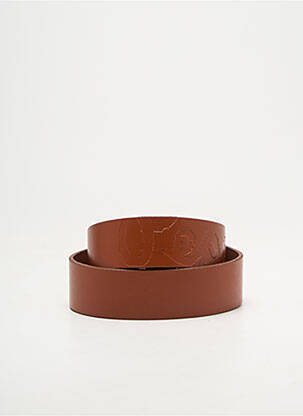 Ceinture effet matière satinée marron PEPE JEANS homme
