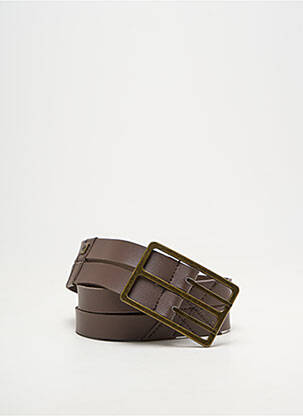 Ceinture coutures renforcées marron DDP homme