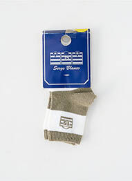 Chaussettes imprimé fantaisie vert SERGE BLANCO garçon