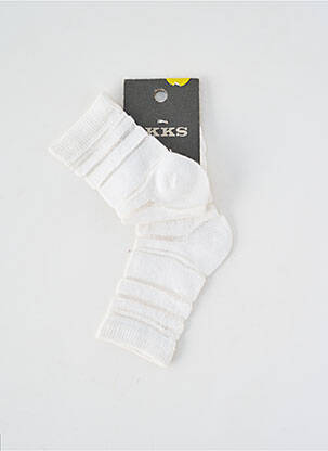 Chaussettes maille fine blanc IKKS fille