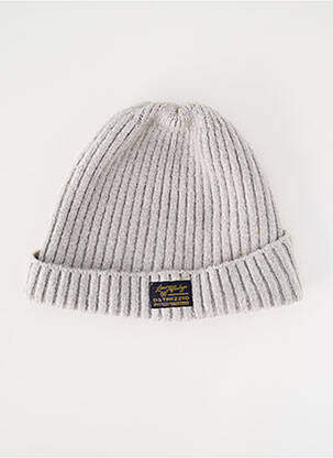 Bonnet broderie gris DSTREZZED homme