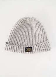 Bonnet broderie gris DSTREZZED homme