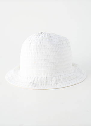 Chapeau bande anti-transpiration blanc LA FEE MARABOUTEE femme