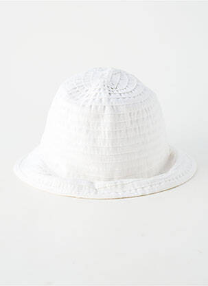 Chapeau bande anti-transpiration blanc LA FEE MARABOUTEE femme