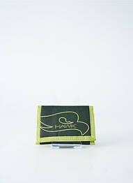 Porte-monnaie broderie vert HAWK homme