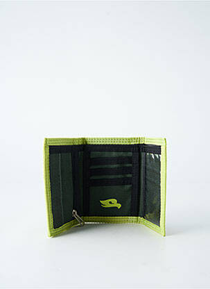 Porte-monnaie broderie vert HAWK homme