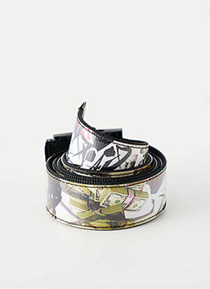 Ceinture imprimé fantaisie vert POTTOKX homme