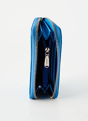Porte-monnaie doublure textile bleu ANDIE BLUE femme